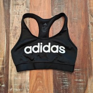 Adidas Logo Sports Climalite Bra Small NWOT